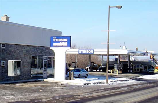 Image of the Stinson gas station in Pembroke
