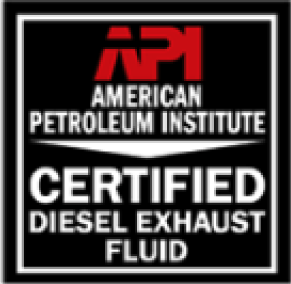 American Petroleum Institute certified diesel exhaust fluid logo