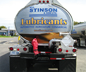 Image of a lubricant delivery truck