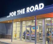 Image of a Stinson retail store called ' ... For The Road store' 