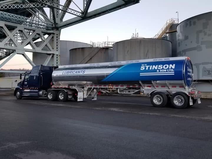 Image of a lubricant delivery truck